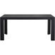 Merano 70 X 40 inch Black Outdoor Dining Table